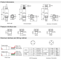 Transducteur piézoélectrique de pression du capteur 0-5v de pression de l&#39;eau d&#39;air d&#39;industrie de Firstrate